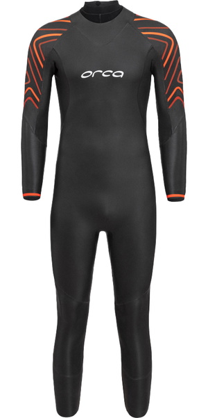 2026 Orca Hombres Vitalis Thermal Back Zip Open Water Swim Neopreno NN2U - Black